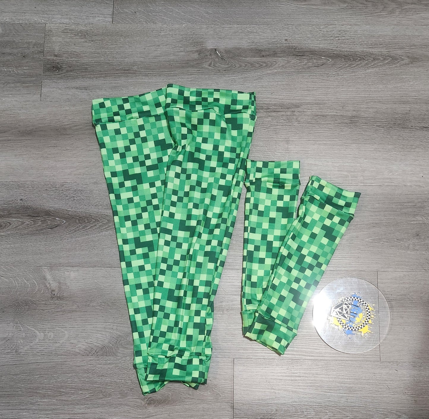 Green Pixel Minecraft Handmade