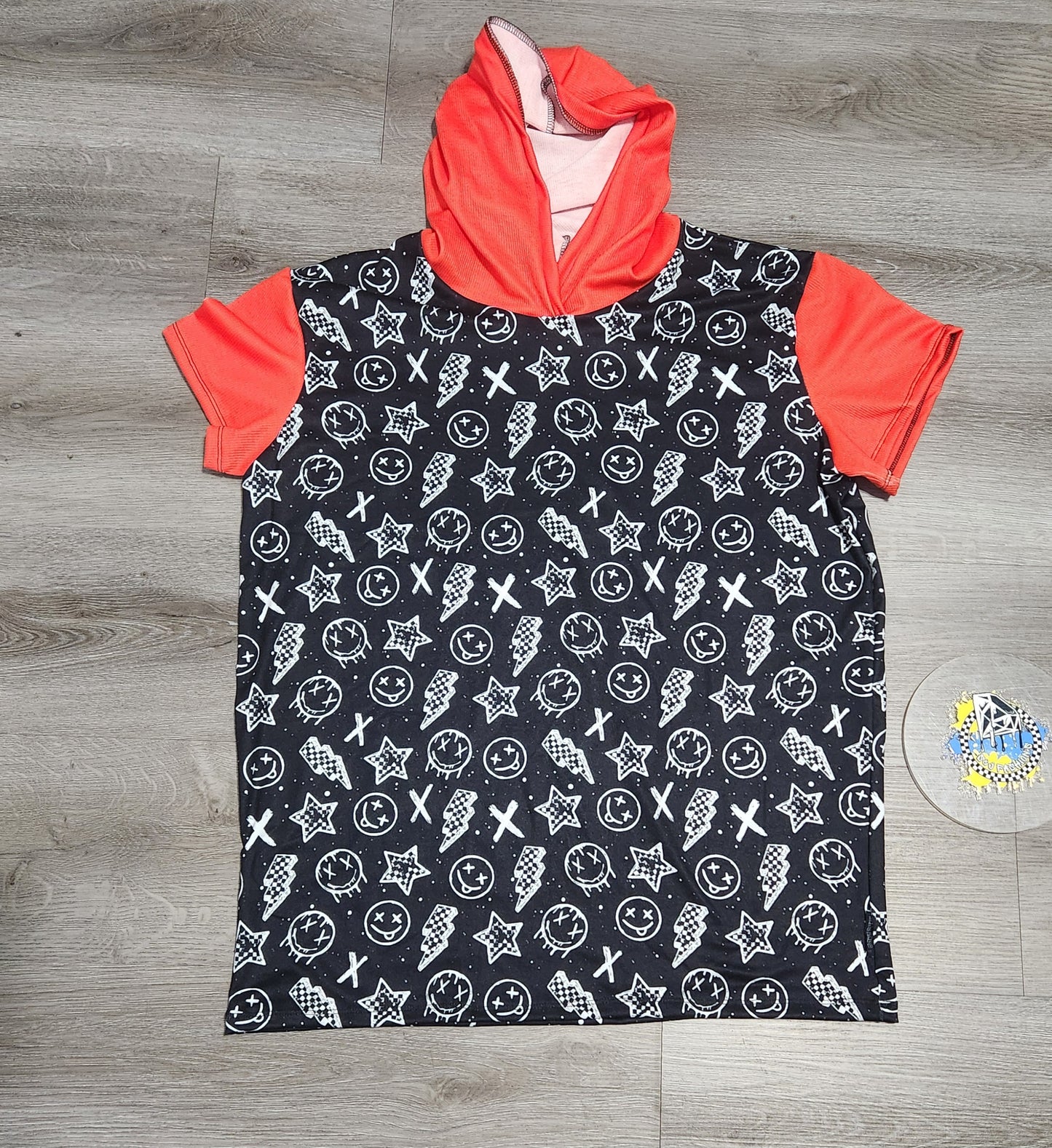 Smiley Punk Checker Handmade