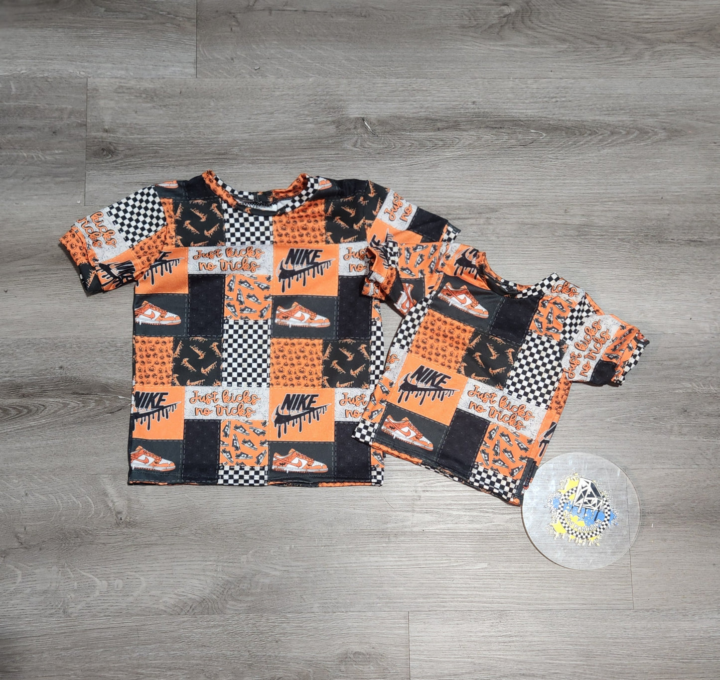 Just Kicks No Tricks  Halloween Handmade