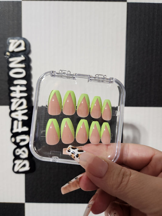 Lime Aid Short Nails