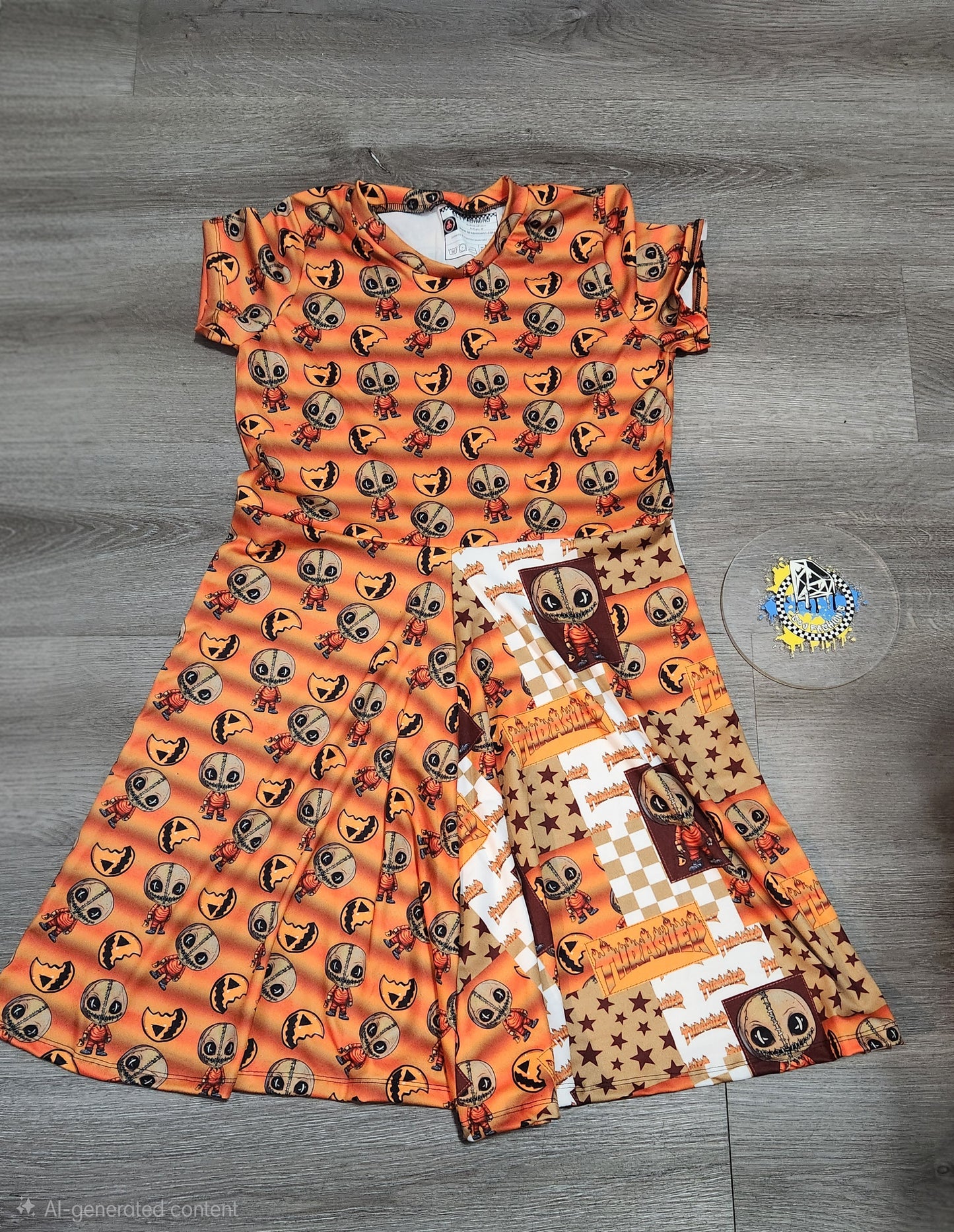 Sam Trick or Treat Halloween Handmade