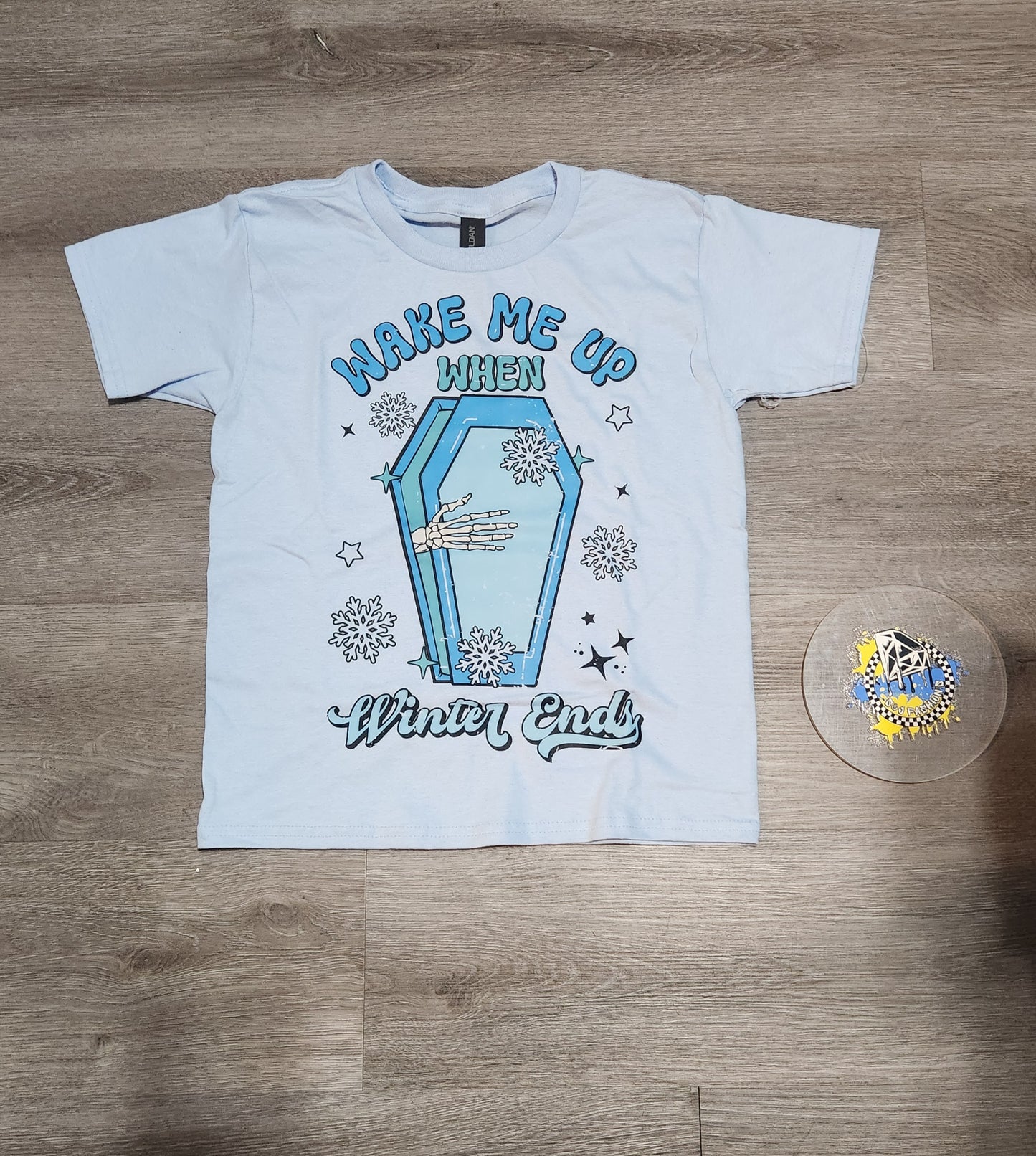 Wake Me Up When Winter Ends Ladies Shirt Girls Shirt