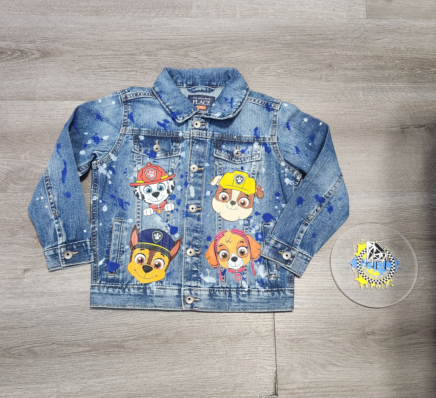 Paw Patrol Paint Splatters Denim Jacket  Girls Boys