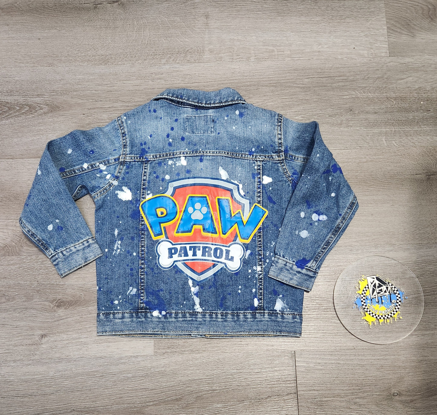 Paw Patrol Paint Splatters Denim Jacket  Girls Boys