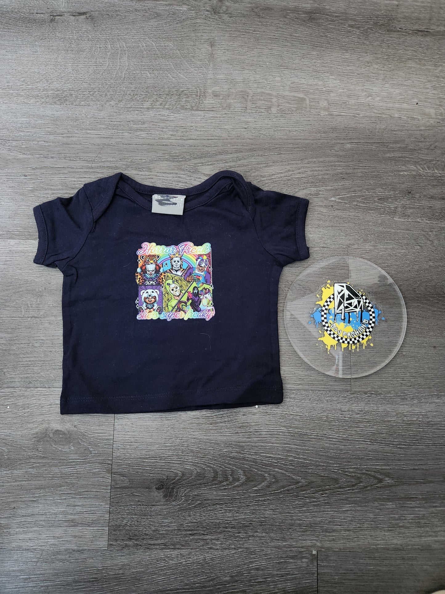 Horror Halloween Shirt 6/9m RTS
