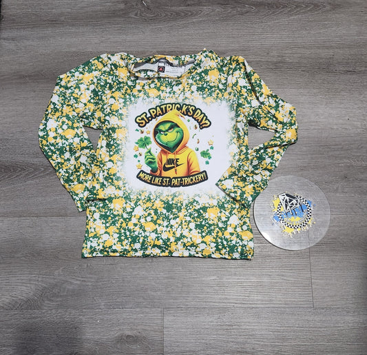 St. Patricks Paint Splatters Handmade
