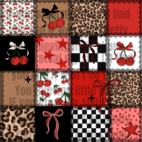 Cherry Patchwork Handmade