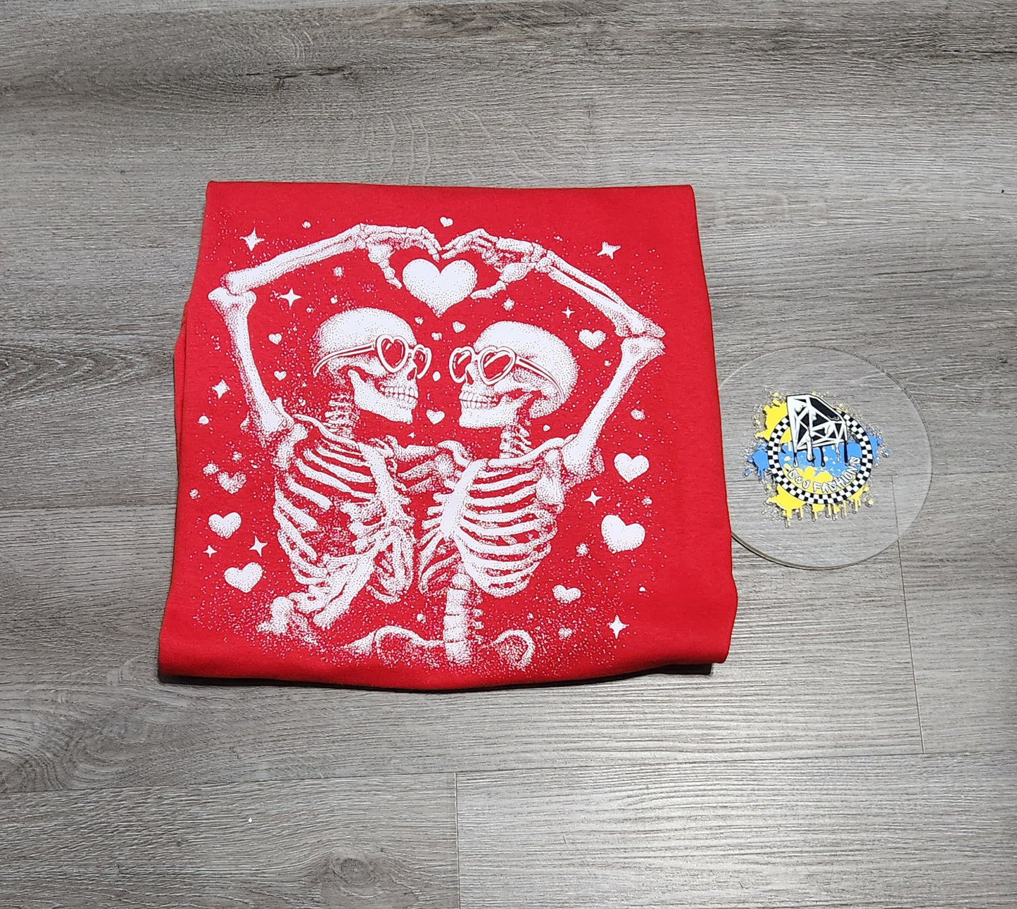 Skeleton Valentine's Ladies Shirt Girls Shirt Boys Shirt Men's Shirt