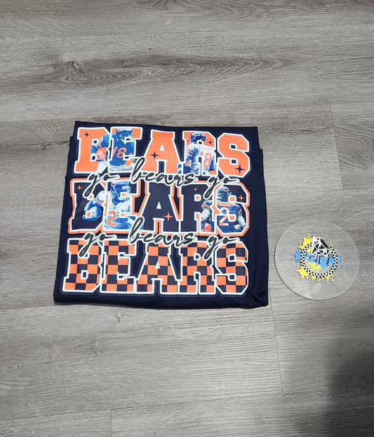 Chicago Bears Football NFL Girls Shirt Boys Shirt Ladies Shirt Mens Shirt