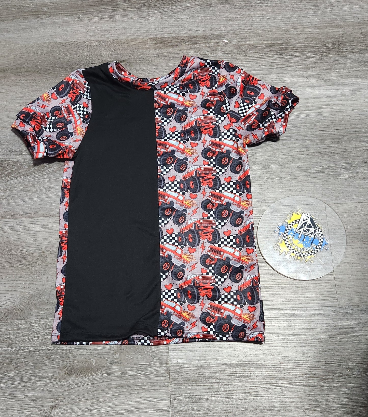 Monster Truck Valentines Handmade