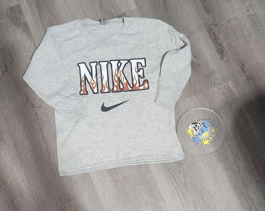 Nike Flames Boys Shirt Girls Shirt Ladies Shirt Mens Shirt
