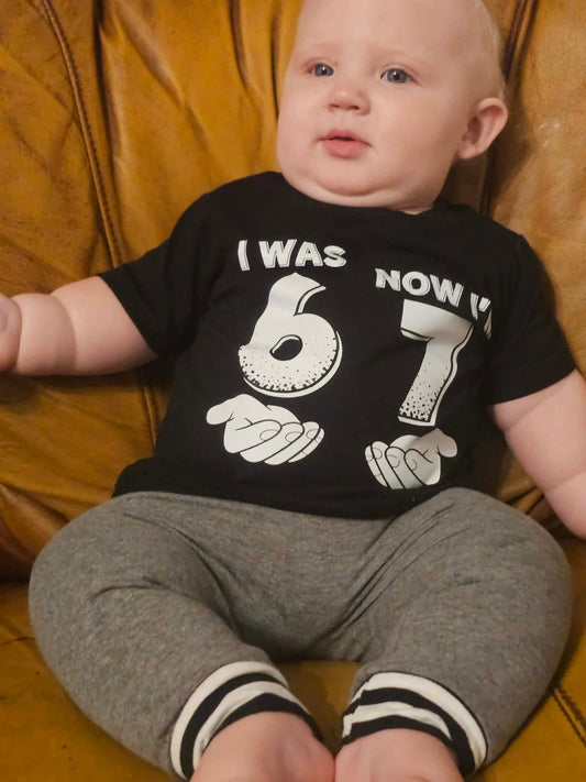 I was 6 now I’m 7 Girls Shirt Boys Shirt