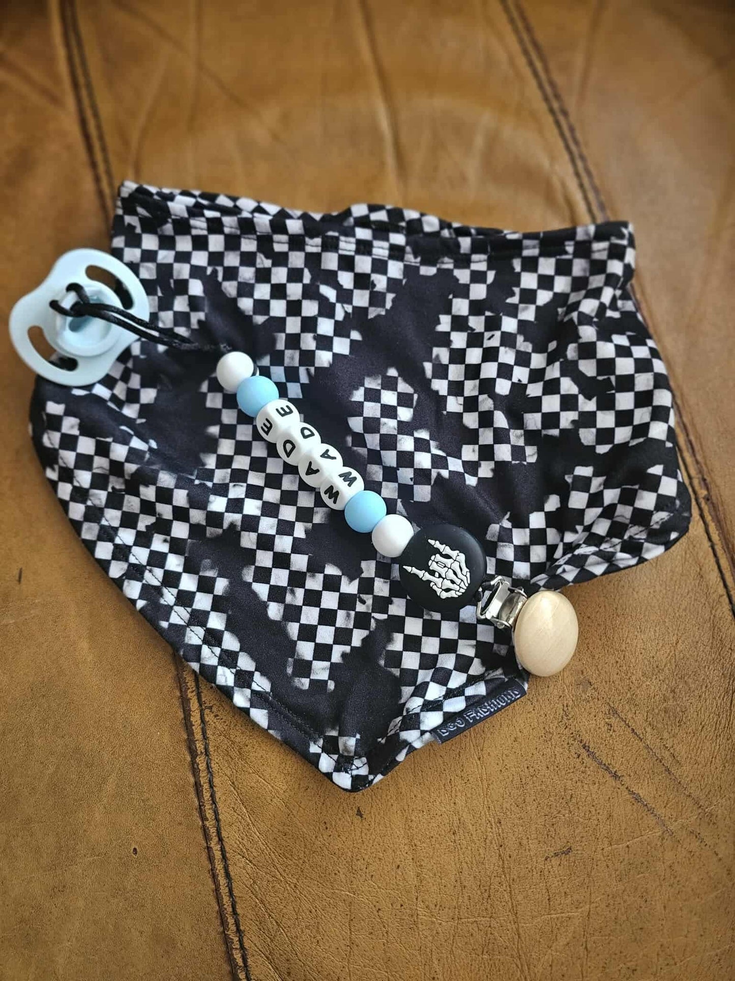 Acid Punk Checker Handmade