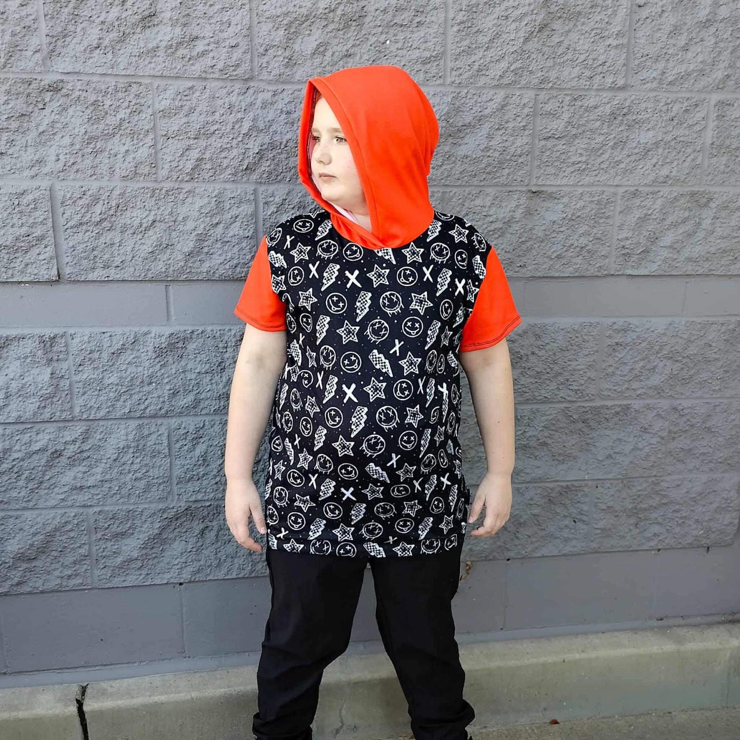 Smiley Punk Checker Handmade