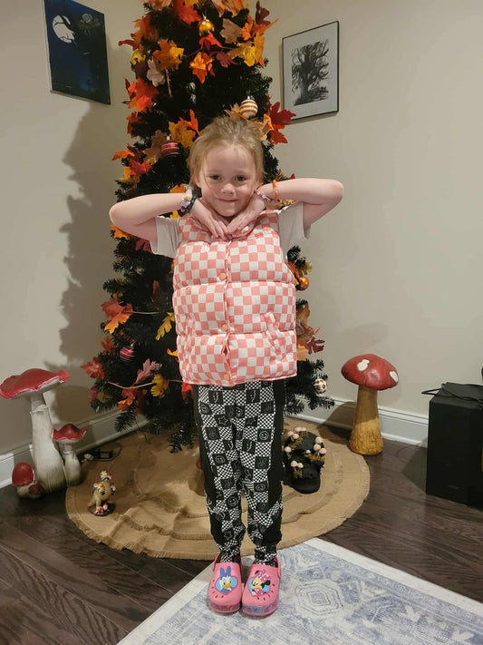 Square Punk Checker Handmade