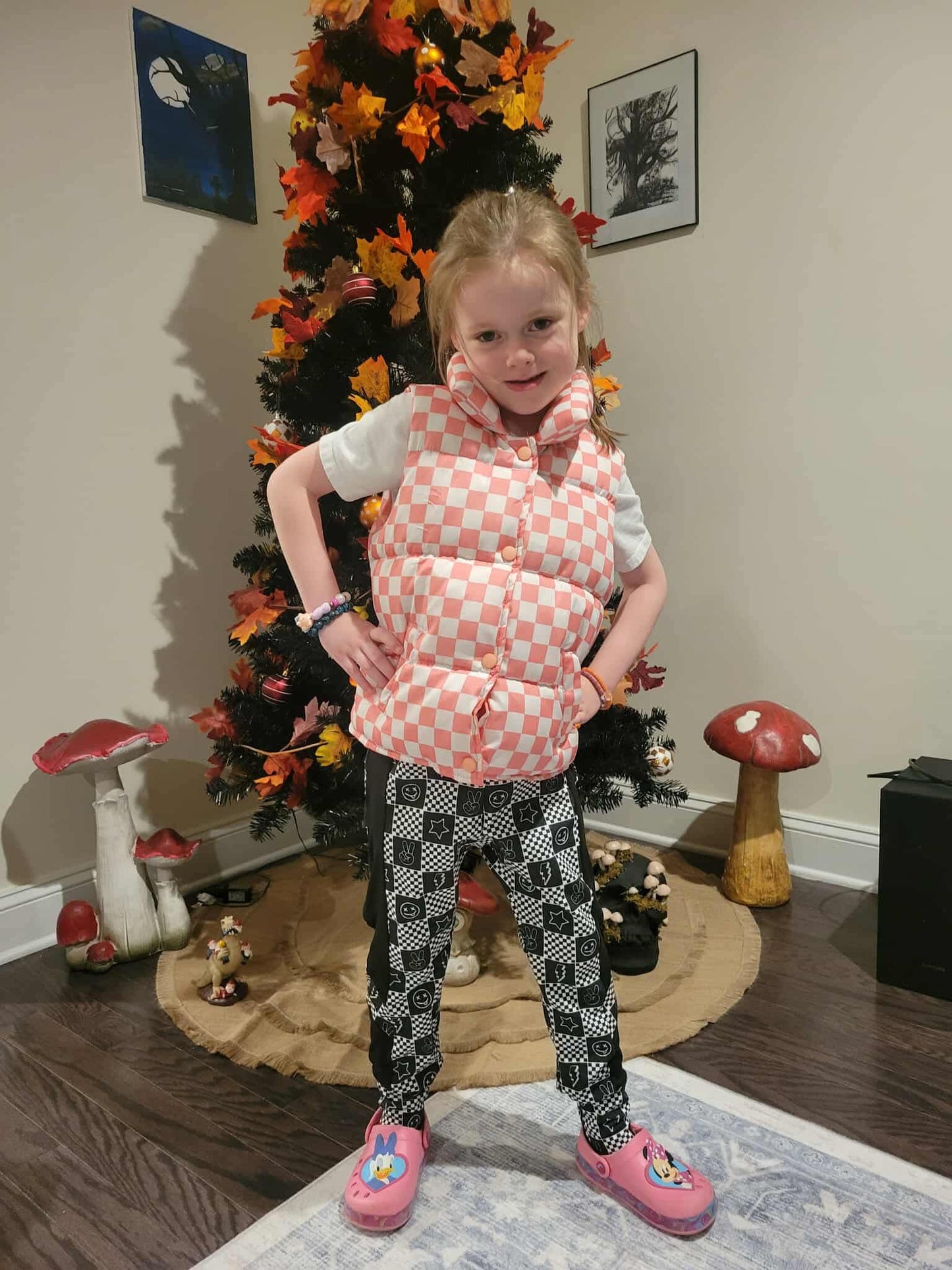 Square Punk Checker Handmade