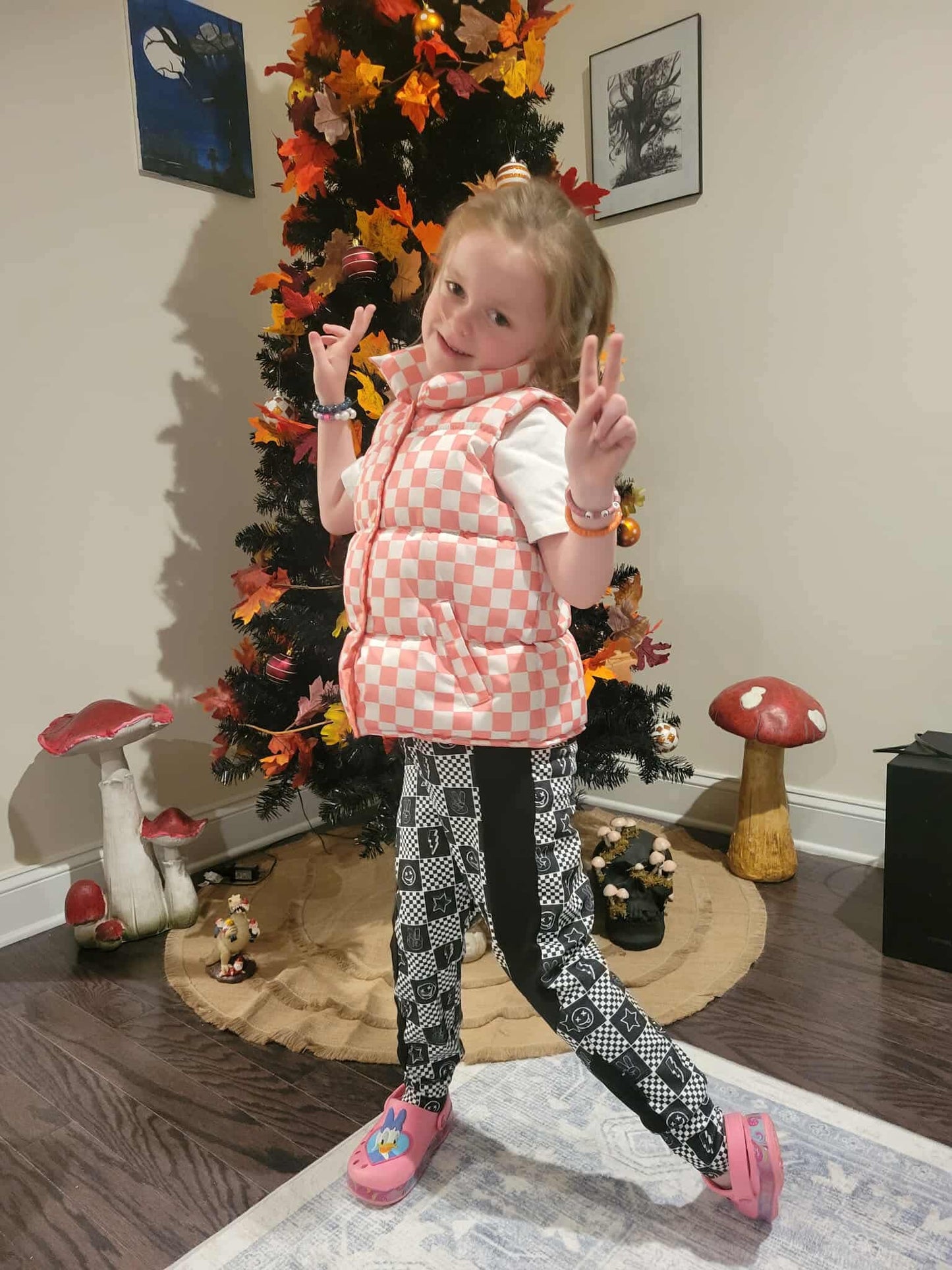 Square Punk Checker Handmade