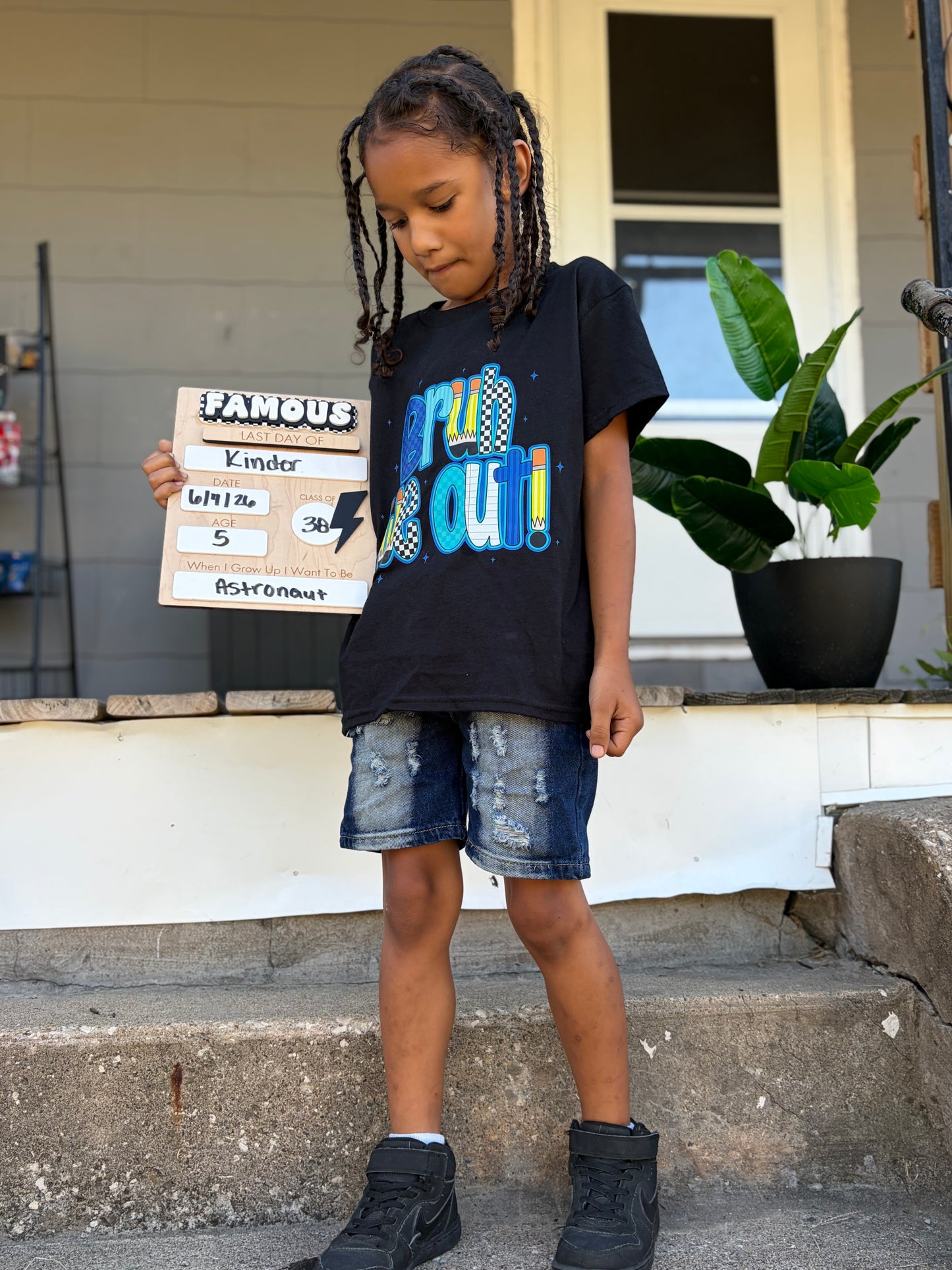 Bruh We Out School Boys Shirt Girls Shirts