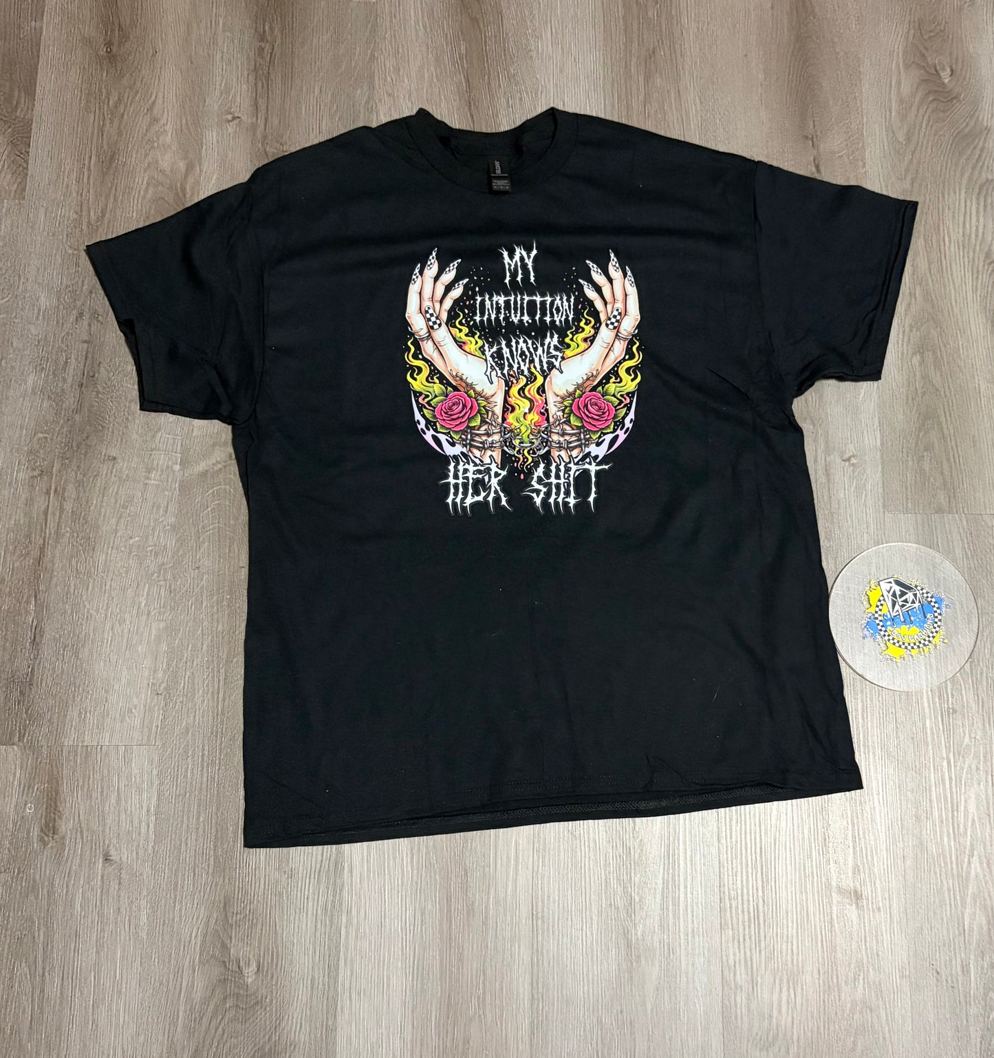 My intuition knows her shit ladies shirt