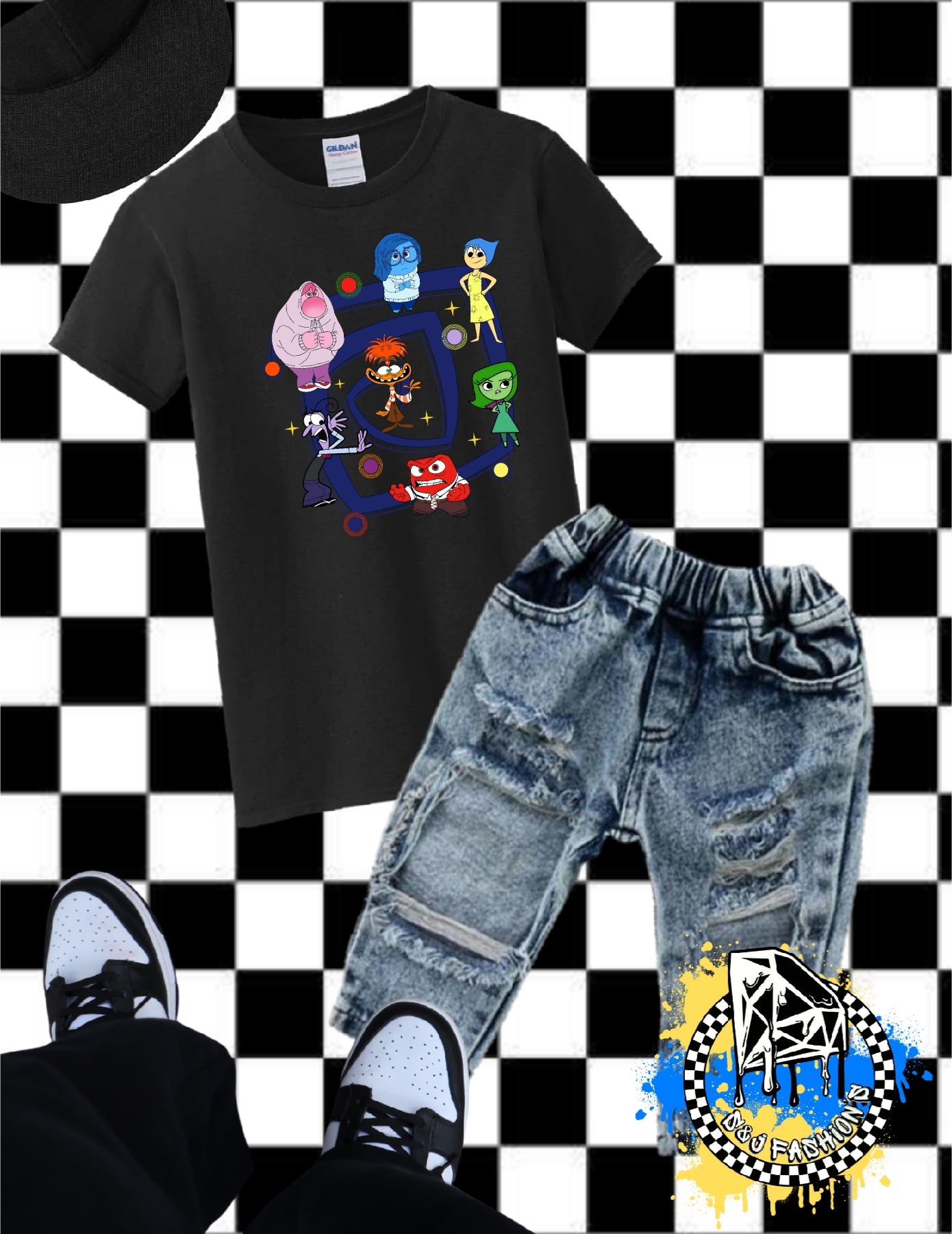 Inside out Characters Boys Shirt Girls Shirt