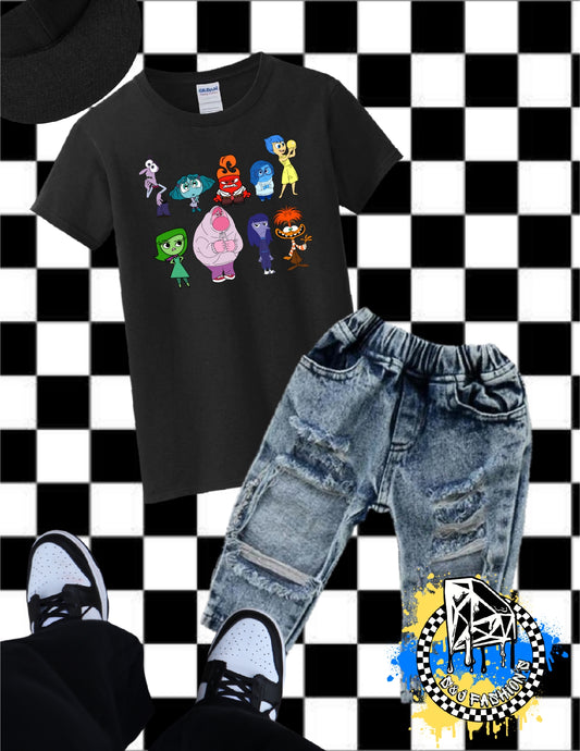 Inside out Characters Boys Shirt Girls Shirt