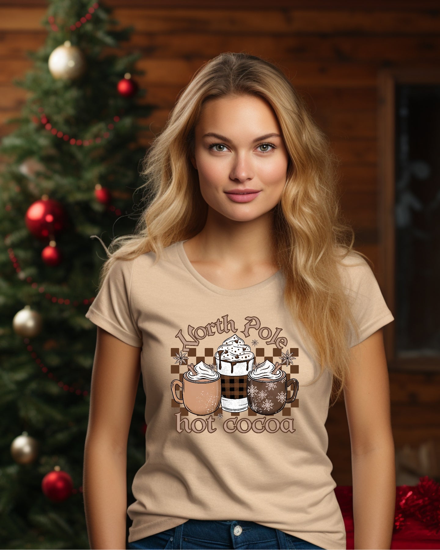 Hot Cocoa Christmas Boys Shirt Girls Shirt Ladies Shirt Mens Shirt