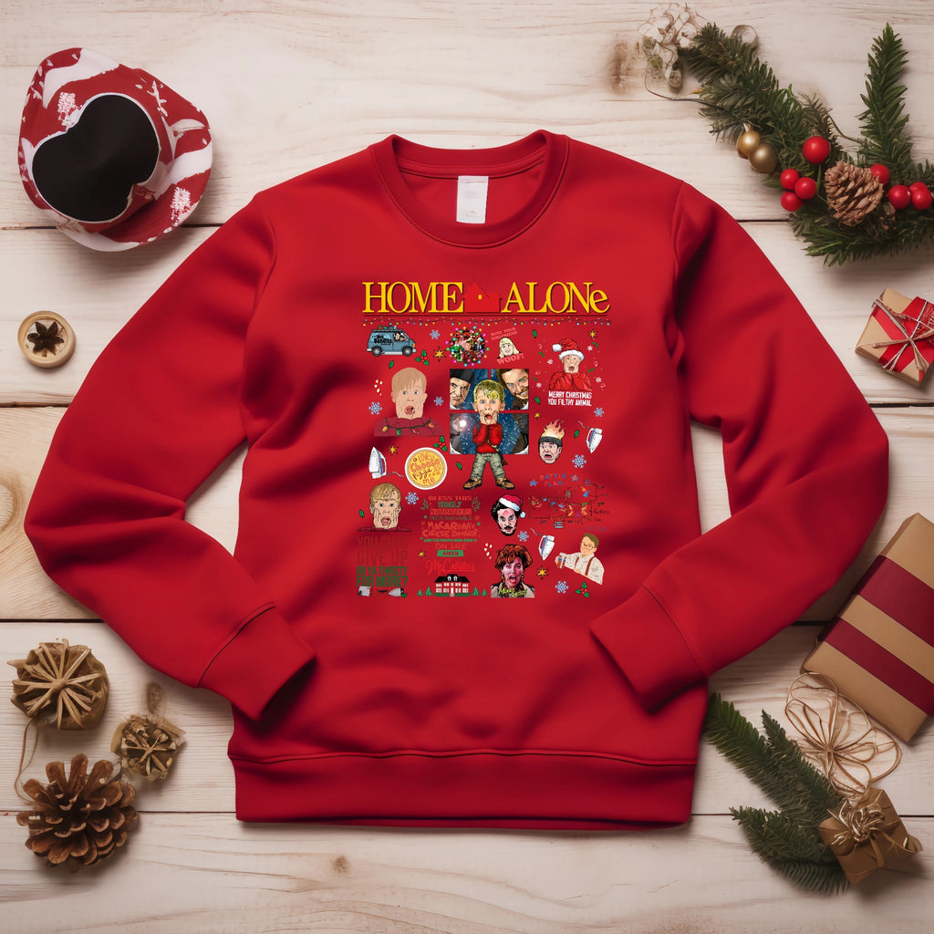 Home Alone Christmas Boys Shirt Girls Shirt Ladies Shirt Mens Shirt