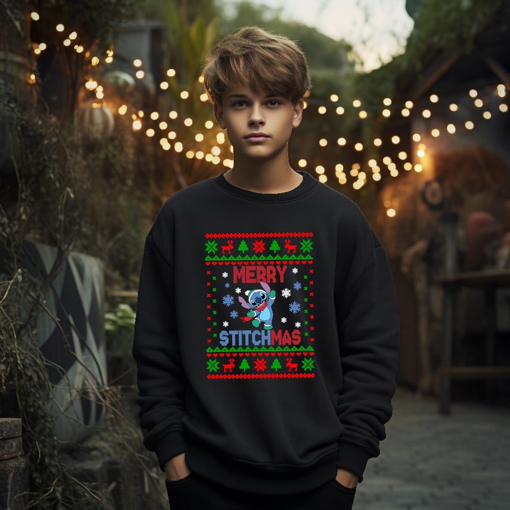 Merry Stitchmas Christmas Boys Shirt Girls Shirt Ladies Shirt Mens Shirt