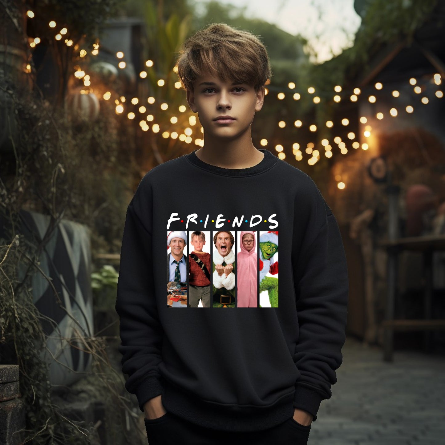 Christmas Friends Boys Shirt Girls Shirt Ladies Shirt Mens Shirt