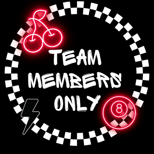 Team Members ONLY HANDMADE Cherry & Checkers