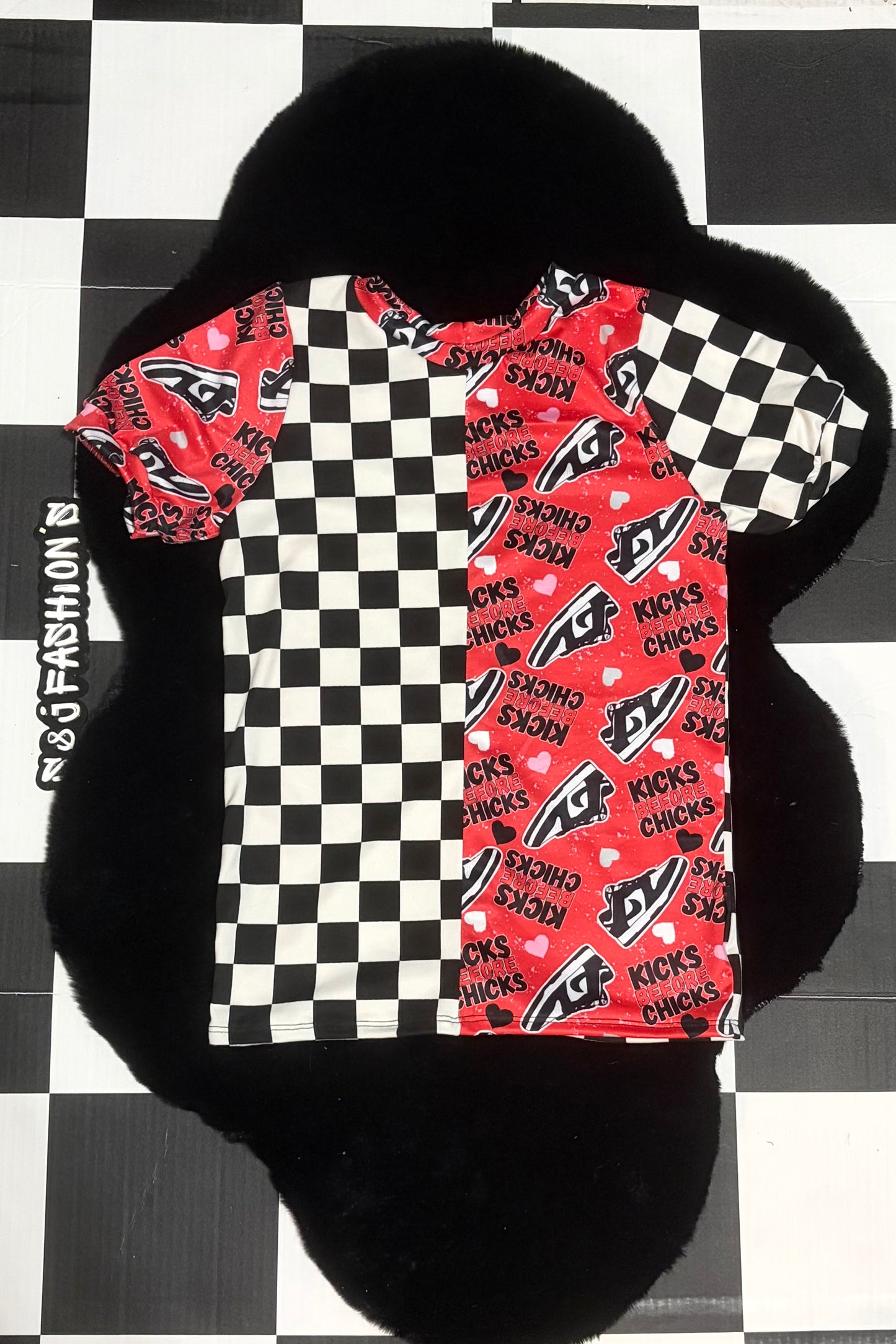 Kicks Before Chicks Valentines Handmade