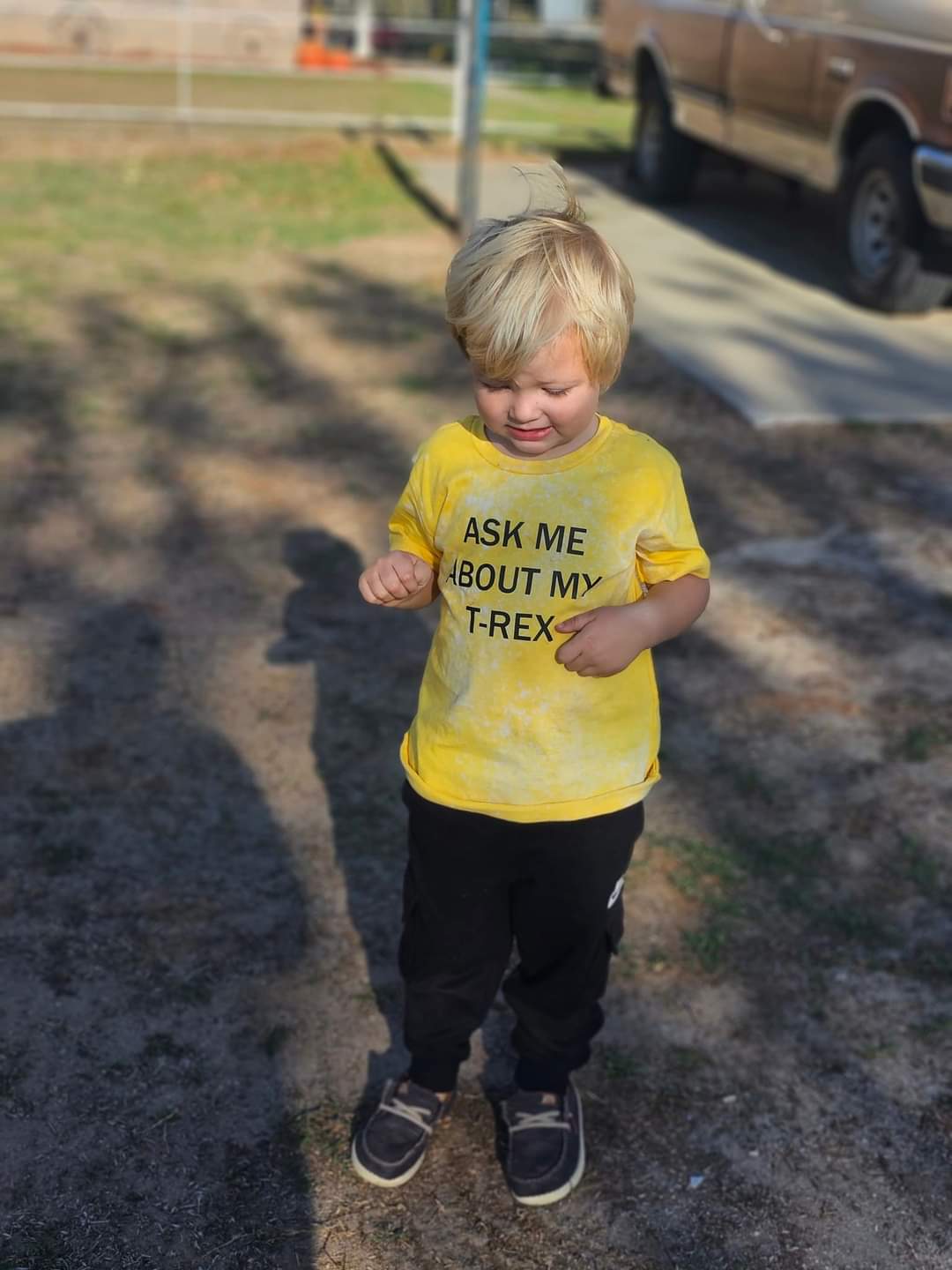 Ask Me About My T Rex Boys Shirt Girls Shirt