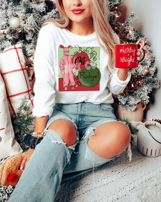 Oh Fudge Christmas Boys Shirt Girls Shirt