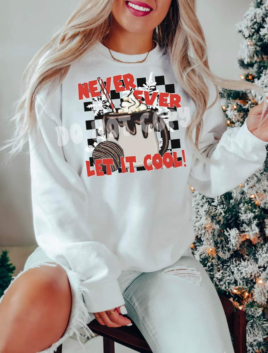 Never Ever Let It Cool Christmas Boys Shirt Girls Shirt