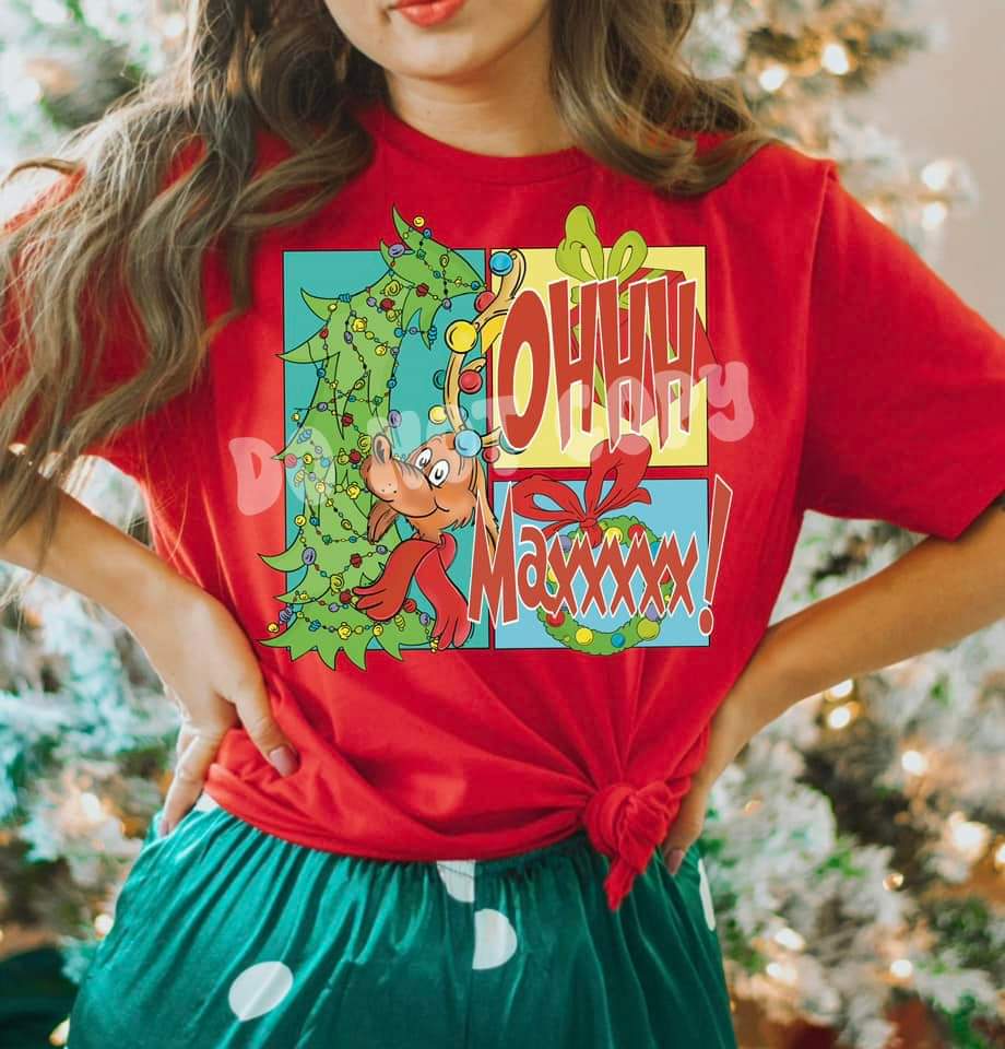 Oh Max Christmas Boys Shirt Girls Shirt