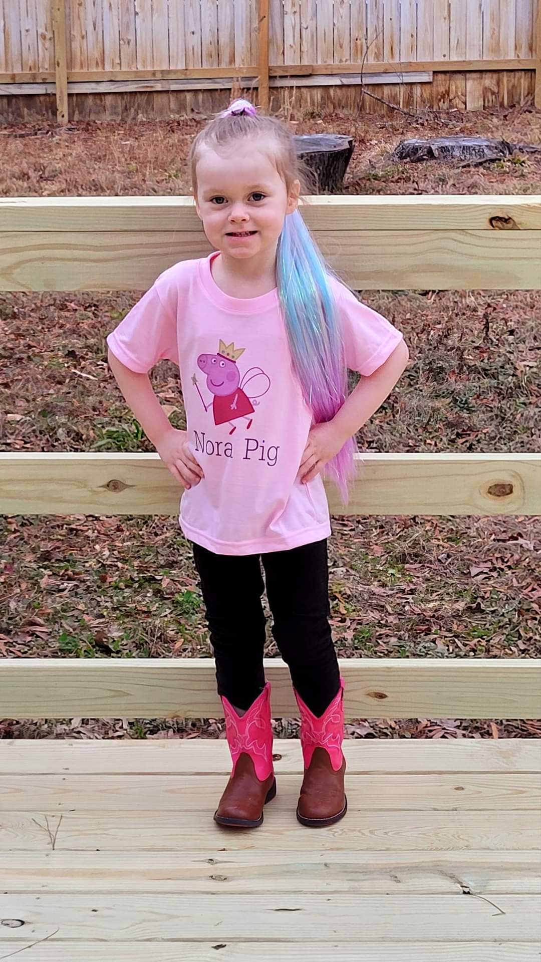 Custom Name Peppa Pig Girls Shirt Boys Shirt