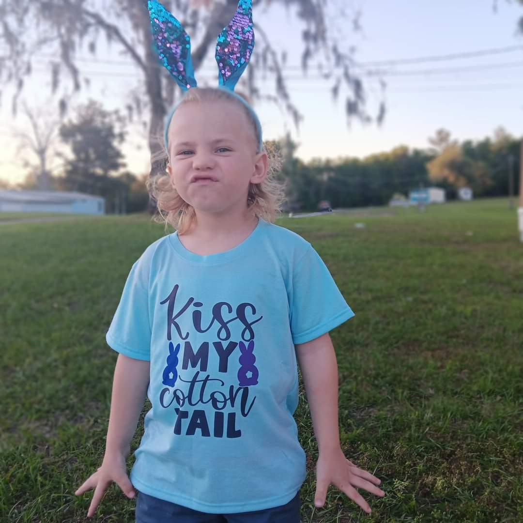 Kiss My Cotton Tail Boys Shirt Girl Shirt Easter