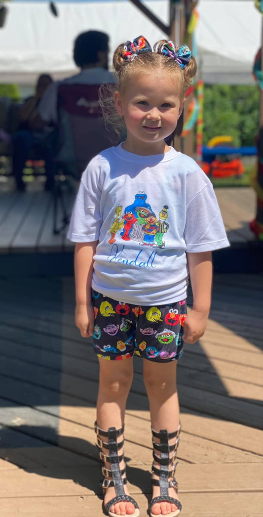 Sesame Street Girls Shirt Boys Shirt