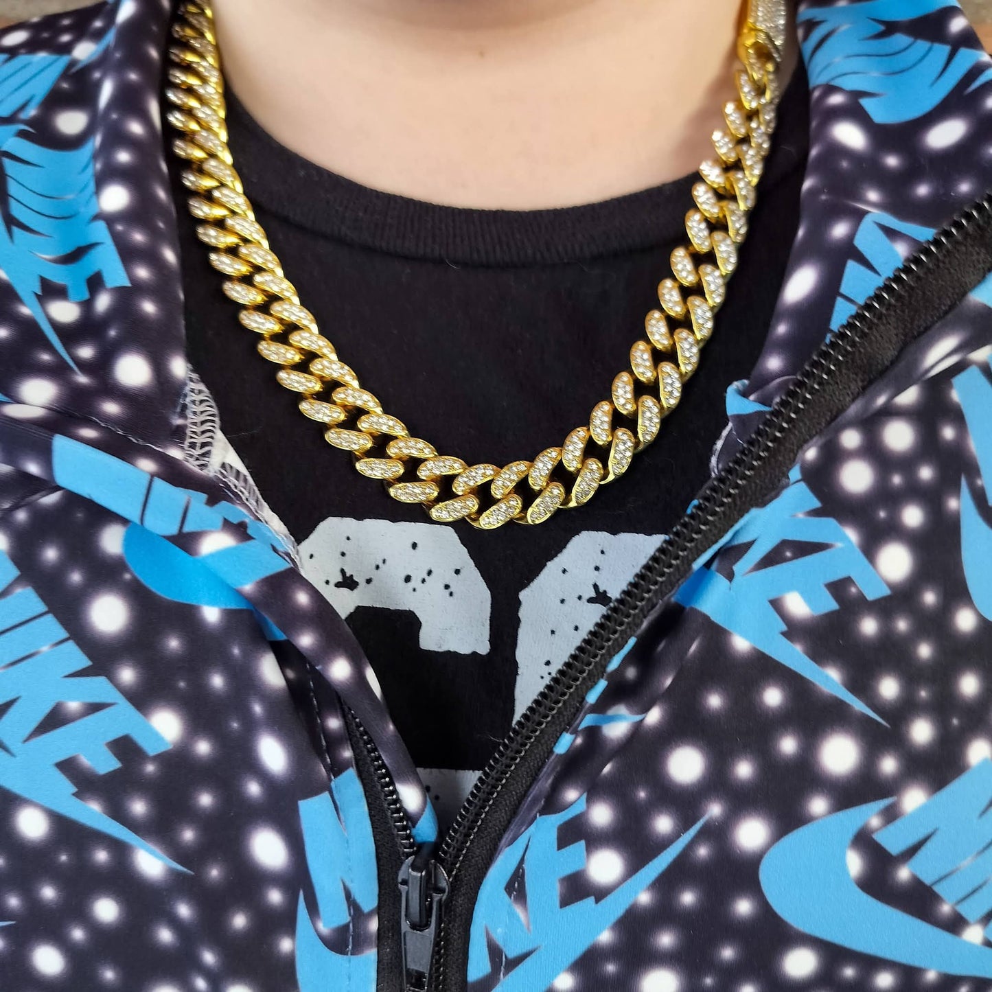 Gold Iced Out Chain