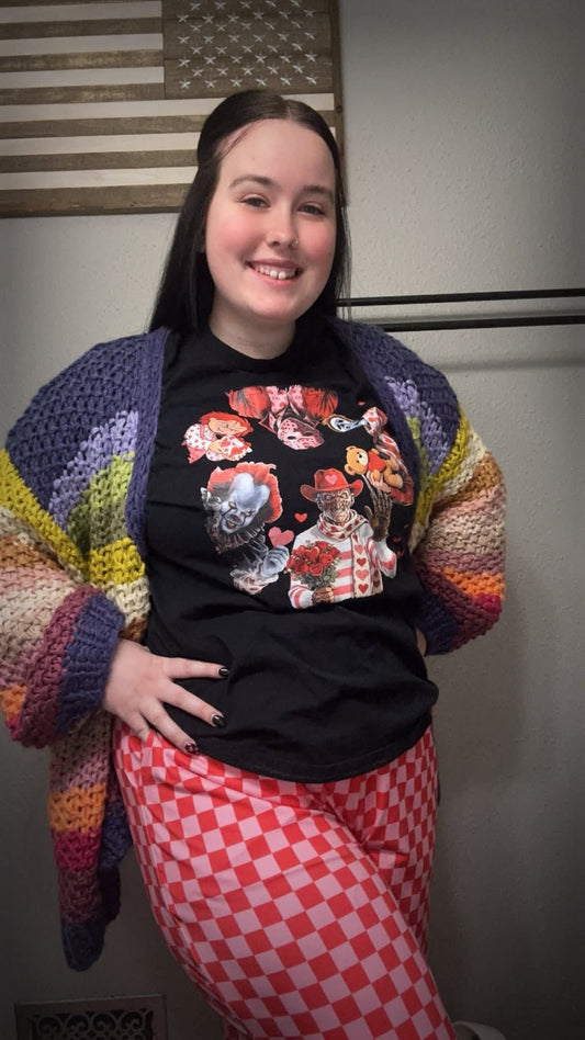Horror Valentine's Girls Shirt Boys Shirt Men's Shirt Ladies Shirt