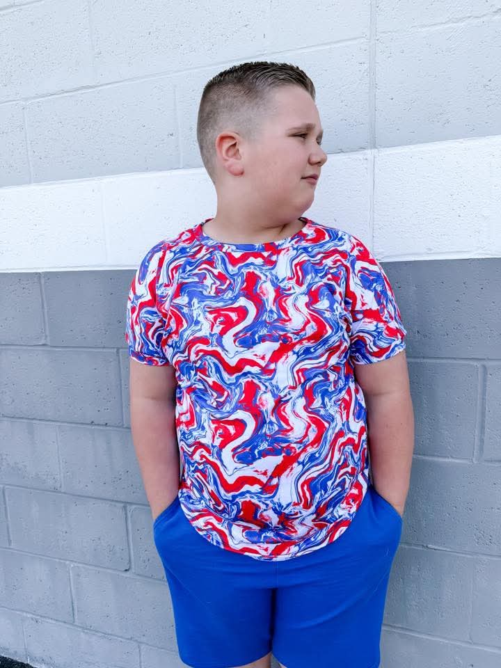 Marble 4th of July Handmade