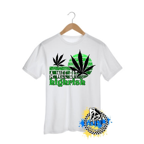 A Wee Bit Highrish St. Patrick's Day Ladies Shirt Mens Shirt