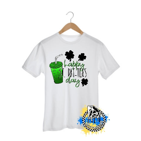 Happy St. Pat Tea's Day Girls Shirt Boys Shirt Ladies Shirt