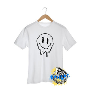 Drip Smiley Face Girls Shirt Boys Shirt Ladies Shirt Mens Shirt