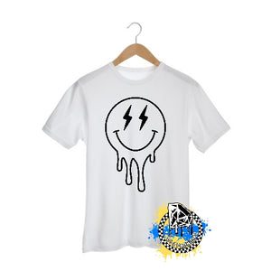 Drip Smiley Face Girls Shirt Boys Shirt Ladies Shirt Mens Shirt