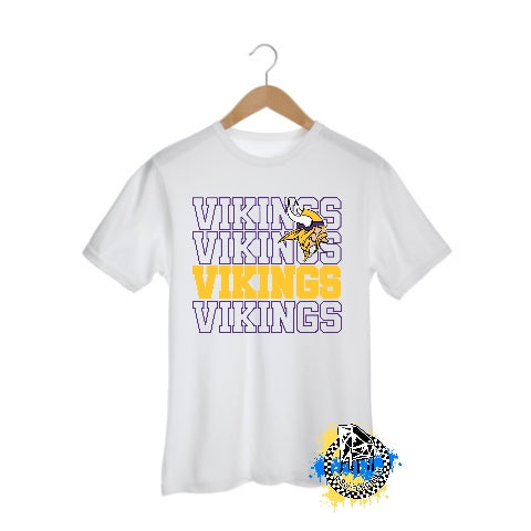 Vikings Football NFL Girls Shirt Boys Shirt Ladies Shirt Men's Shirt