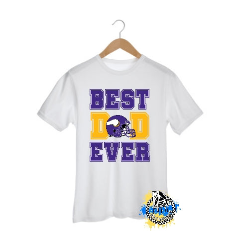 Vikings Best Dad Ever NFL Father's Day Mens Shirt