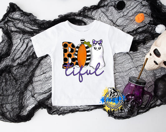 Bootiful Halloween Girls Shirt Ladies Shirt