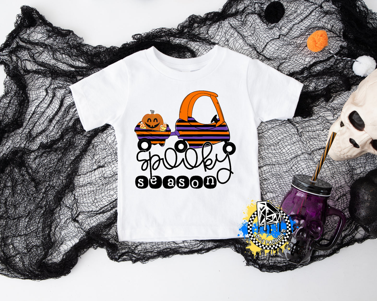 Spooky Season Halloween Girls Shirt Boys Shirt