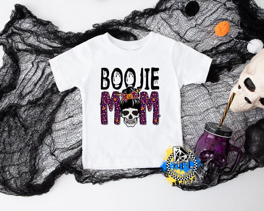 Boojie Mom Halloween Ladies Shirt